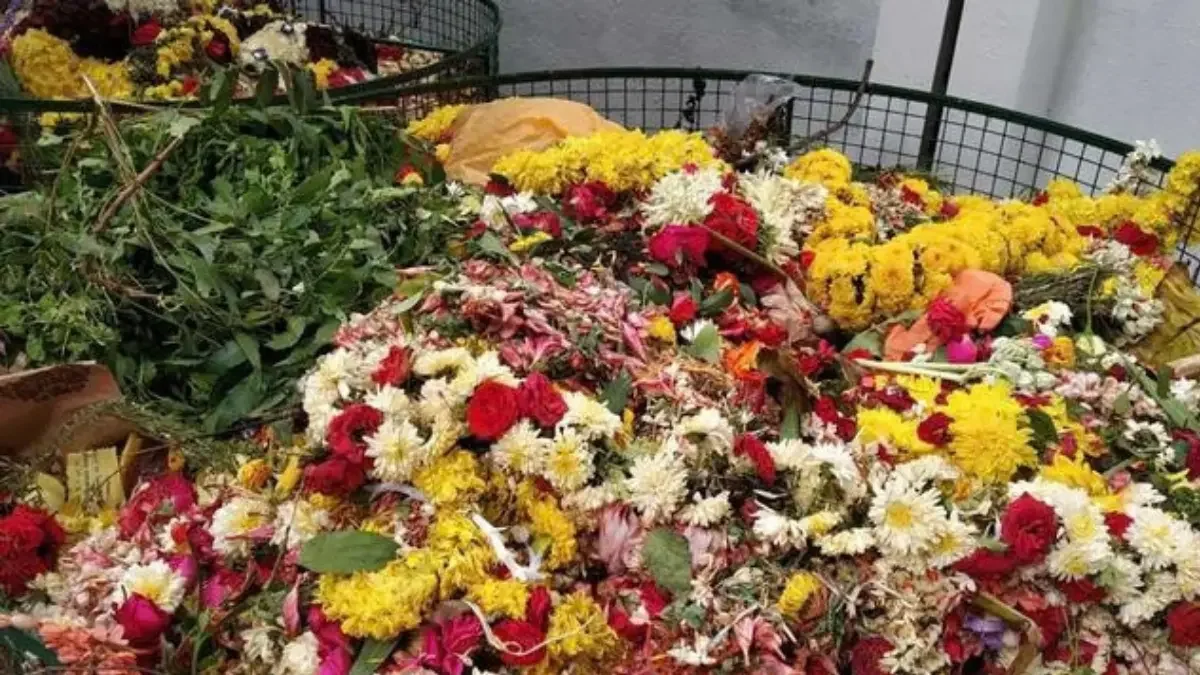 Eco-Friendly Ganesha: Floral Waste Recycling in Cyberabad