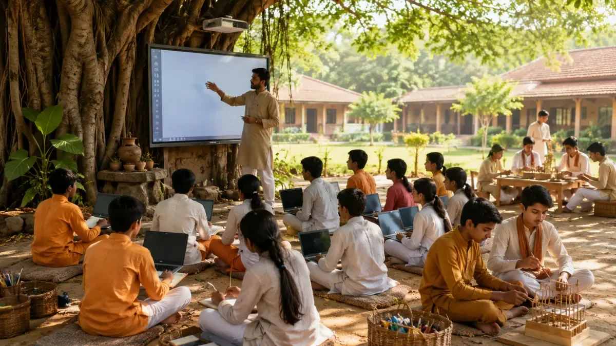 Gurukul Schools in India: Ancient Wisdom Meets Modern Classrooms