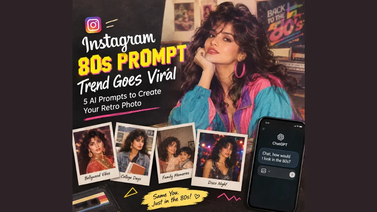 Instagram 80s Prompt Trend Goes Viral: How to Create Your Retro AI Photo With ChatGPT