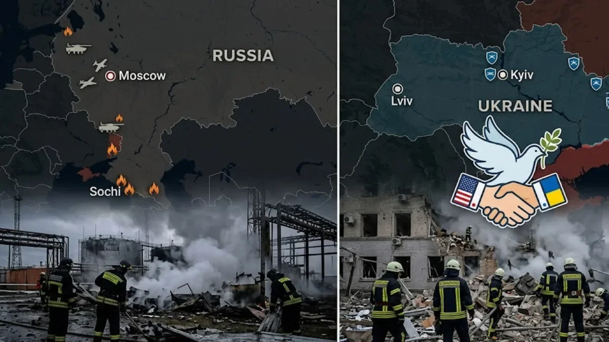 Russia-Ukraine War Latest Developments: Aerial Strikes & U.S. Peace Talks