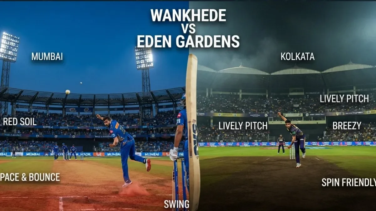 Wankhede vs Eden Gardens: How Do the Playing Conditions Compare?