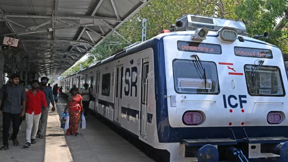 AC Suburban Trains Launched in West Chennai