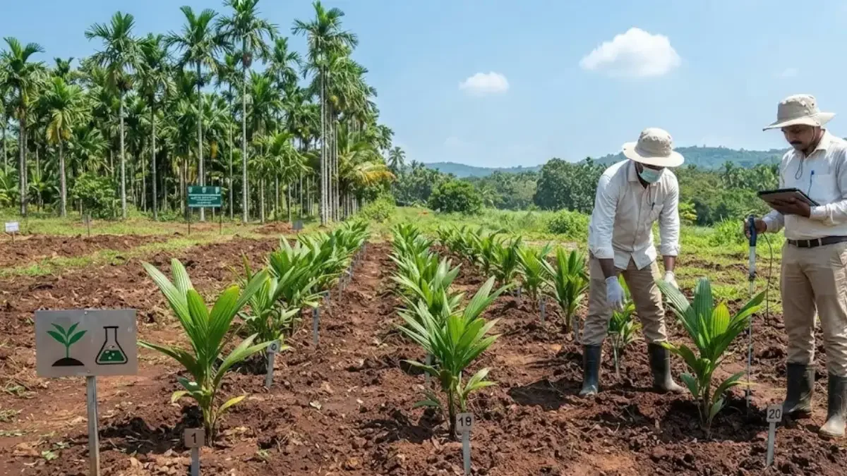 CPCRI Tissue Culture Arecanut Field Trial