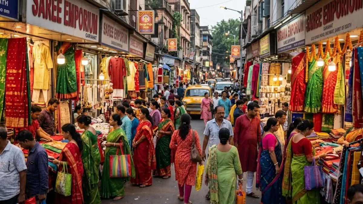 Durga Puja Shopping in Kolkata 2026: Pre-Mahalaya Markets, Dates and What to Buy