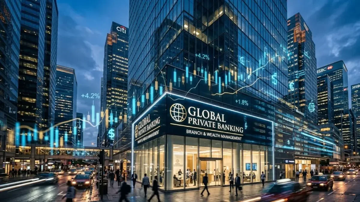Global Private Banking Branches & Money Velocity