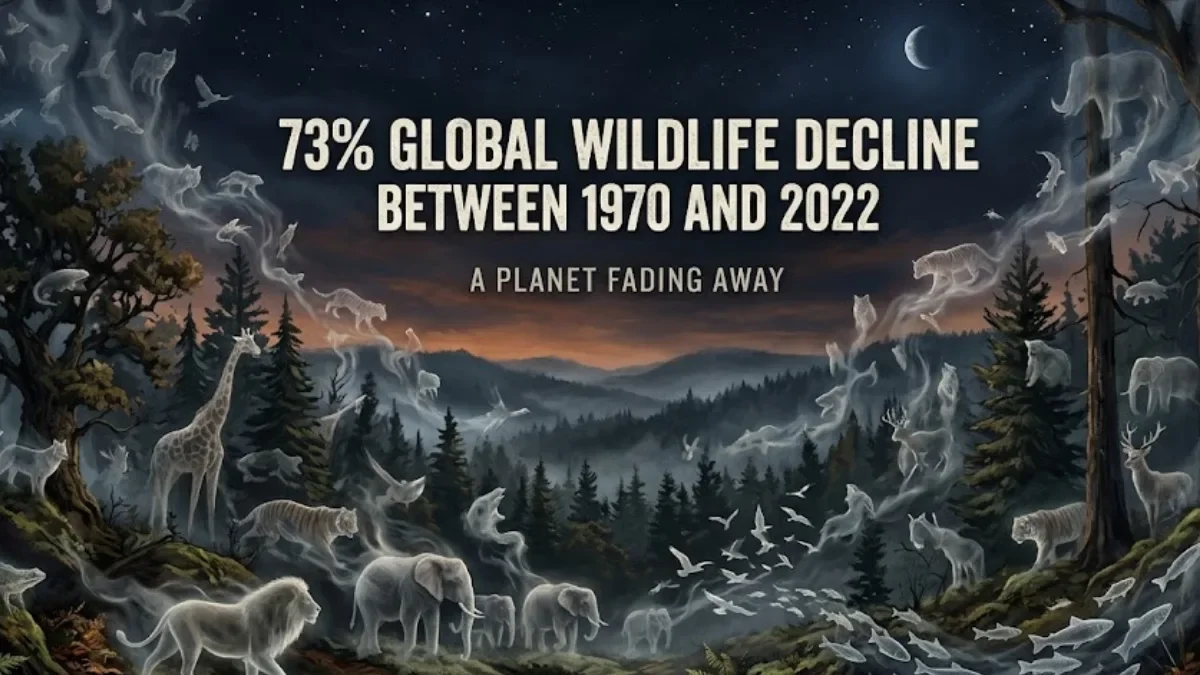Global Wildlife Falls 73% (1970–2022) Amid Ecosystem Threats