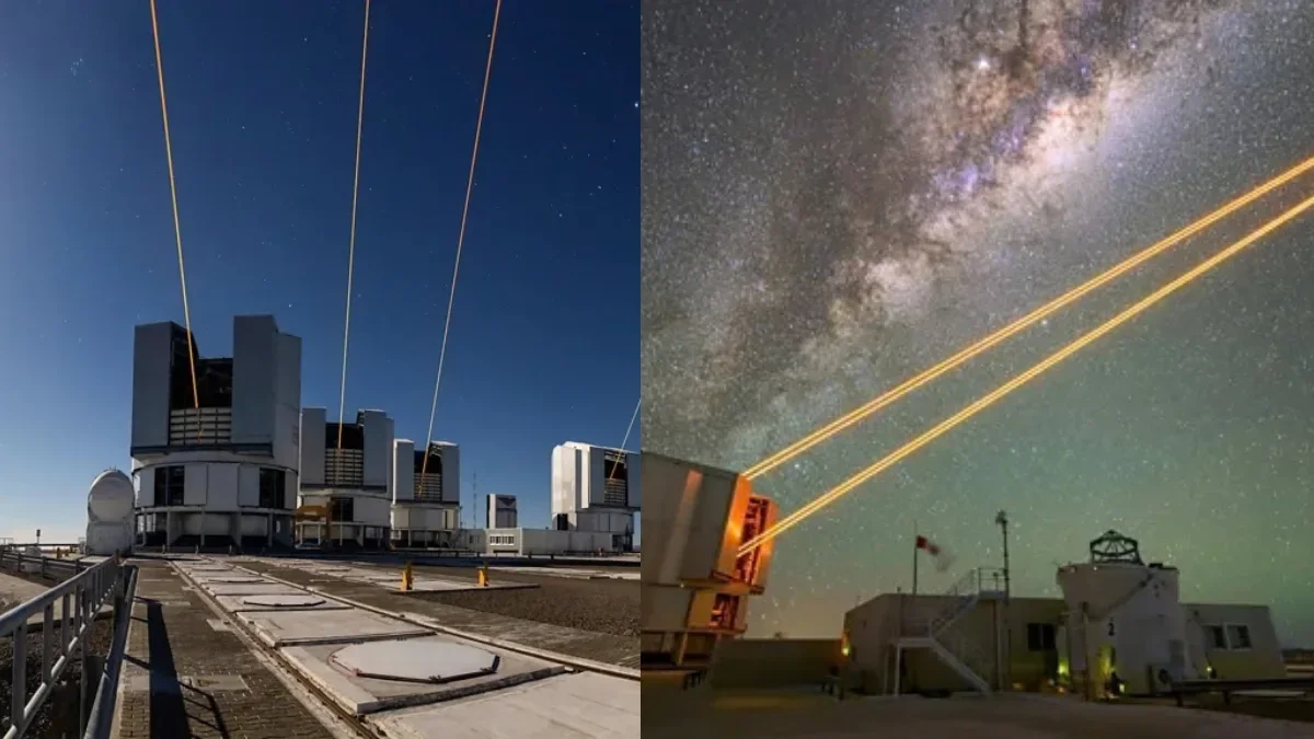 VLT Lasers Forge Artificial Stars in Chile