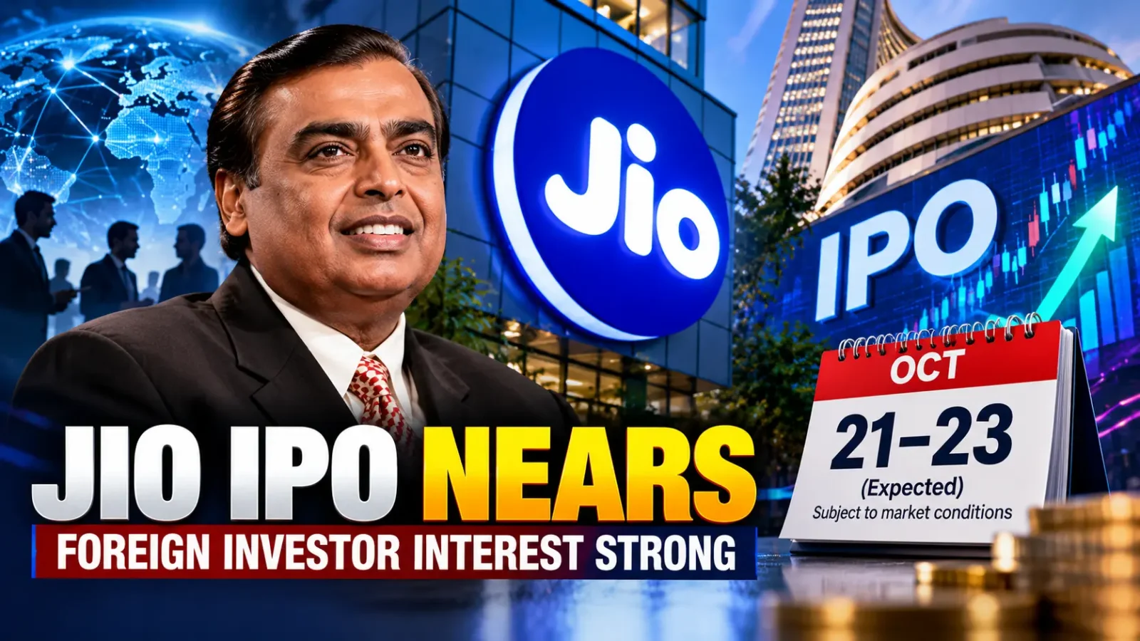 Jio Platforms IPO Could Open This Month: October 21-23 Subscription Window Under Consideration